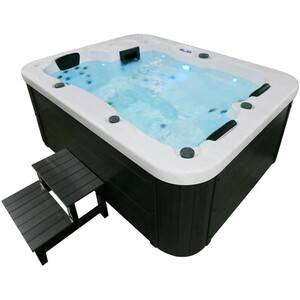 Outdoor Whirlpool White Marble Plus Inkl. Treppe und Thermoabdeckung