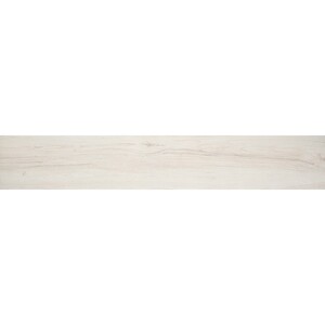 Vabene Bodenfliese Oak Grande Feinsteinzeug White rektifiziert 20 cm x 120 cm