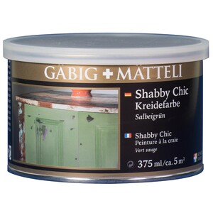 Gäbig+Mätteli Shabby Chic Kreidefarbe Salbeigrün matt 375 ml