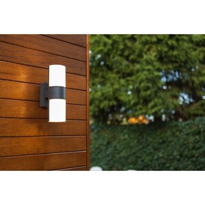 Lutec LED Design Außenleuchte Cyra mit drehbaren Köpfen rund EEK: A+