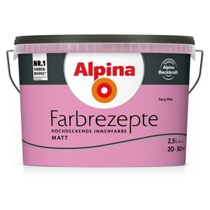 Alpina Farbrezepte Party Pink matt 2,5 l