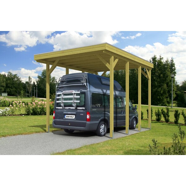 Bild 1 von Skan Holz Caravan-Einzelcarport Friesland B x T 397 cm x 555 cm