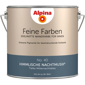 Alpina Feine Farben No. 40 Himmlische Nachtmusik® edelmatt 2,5 Liter