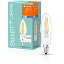 Bild 1 von Ledvance Smart+ Bluetooth LED-Lampe klassische Kerzenform Filament klar E14/4W
