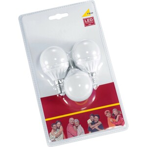 Trio LED-Leuchtmittel Tropfenform E14 / 5 W (400 lm) Warmweiß 3er-Pack