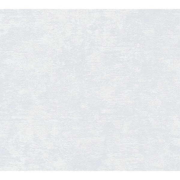 Bild 1 von AS-Creation Vliestapete Attractive Uni Matt Leicht Strukturiert Blau Weiß
