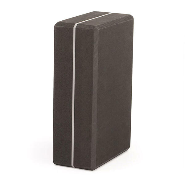 Bild 1 von Yoga Asana Brick Large, schwarz m. grauem Streifen EVA Schaum