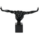 Bild 1 von Kare-Design Skulptur , Athlet Black , Schwarz , Kunststoff, Stein , 43x29x15 cm , glänzend,Kunststein,Marmor , zum Stellen , 001838046264