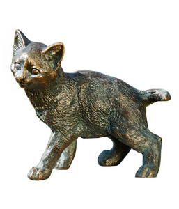 Rottenecker Bronze-Katze jung, stehend