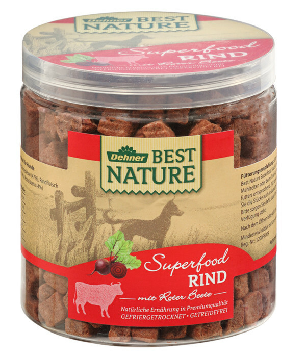 Bild 1 von Dehner Best Nature Hundesnack Superfood Rind mit Roter Beete