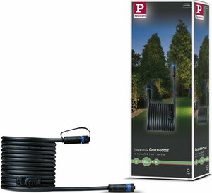 Paulmann »Outdoor Plug&Shine 5m IP68« Lampen-Verbindungskabel, (500 cm), 1 in - 2 out