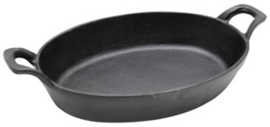 PARILLA Servierpfanne Gusseisen oval - 27,5 x 15,5 cm