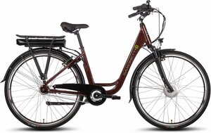SAXONETTE E-Bike »City Plus«, 7 Gang, Nabenschaltung, Frontmotor 250 W, (mit Akku-Ladegerät)