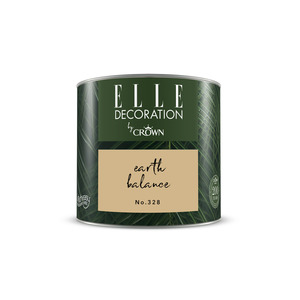 ELLE Decoration by Crown Premium Wandfarbe 'Earth Balance No. 328' 125 ml