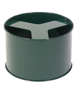 Metall-Sockel für Regentonnen, ca. H35 cm, dunkelgrün