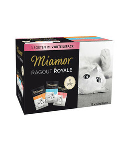 Miamor Nassfutter Ragout Royale in Jelly Multipack, 12 x 100g
