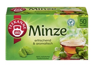 Teekanne Kräutertee Minze 50 Teebeutel (112,5g)