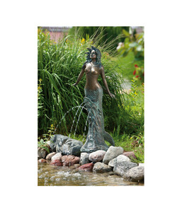 Rottenecker Bronzefigur Meerjungfrau Meduna