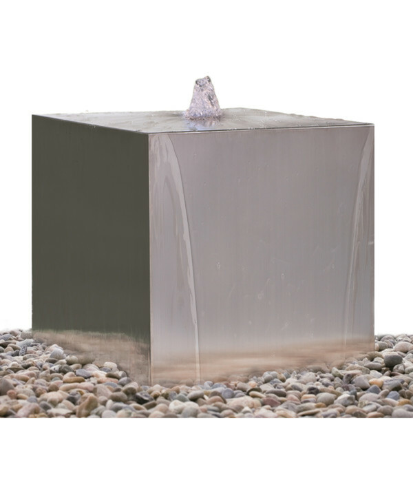 Bild 1 von Seliger Edelstahl-Gartenbrunnen Cube