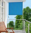 Bild 1 von Angerer Freizeitmöbel Klemm-Senkrechtmarkise blau/weiß, BxH: 150x225 cm