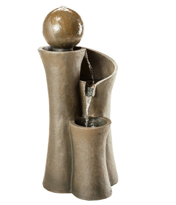 Bild 2 von Dehner Polyresin-Gartenbrunnen Acapulco, ca. B45/H100/T42,5 cm