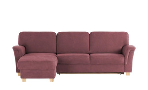 smart Ecksofa  Valencia - rot - 90 cm - Polstermöbel