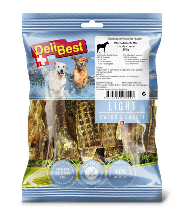 Bild 1 von DeliBest Light Hundesnack Pferdefleisch-Mix