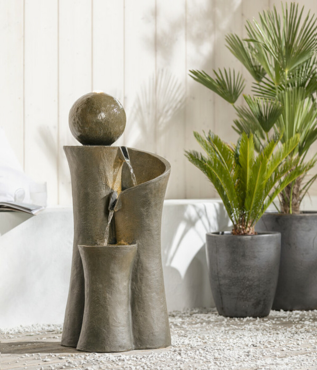 Bild 3 von Dehner Polyresin-Gartenbrunnen Acapulco, ca. B45/H100/T42,5 cm