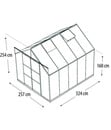 Bild 4 von Vitavia Gewächshaus Phönix 8300, ESG/NSG, inkl. Fundament