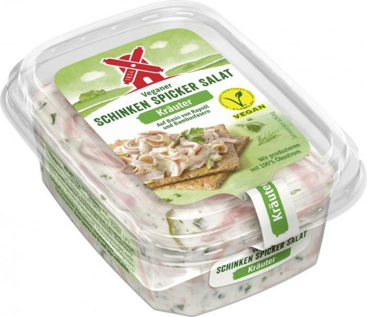 Bild 1 von Rügenwalder Mühle Veganer Schinken Spicker Salat Kräuter