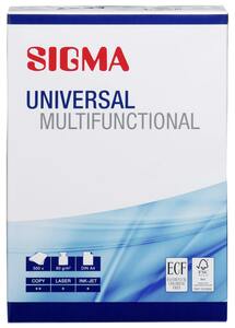 Sigma Kopierpapier Universal Multifunctional DIN A4 80 g/m² - 500 Blatt