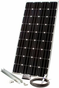 Sunset Solarmodul »Caravan-Set 140 Watt, 12 V«, 140 W, Monokristallin, (Spar-Set, 7-St), für Reisemobile und Fahrzeugdächer
