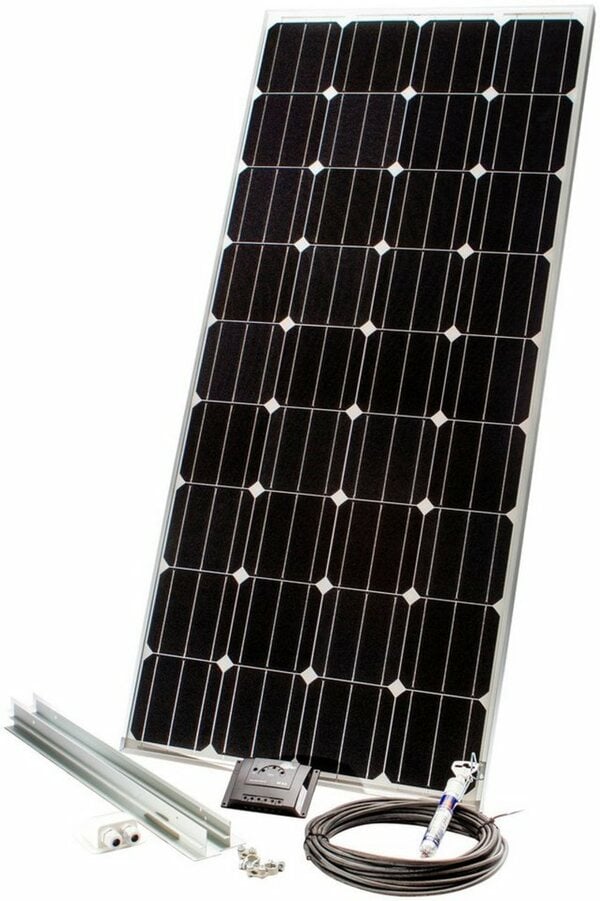 Bild 1 von Sunset Solarmodul »Caravan-Set 140 Watt, 12 V«, 140 W, Monokristallin, (Spar-Set, 7-St), für Reisemobile und Fahrzeugdächer