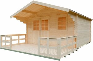 Kiehn-Holz Gartenhaus »Kallenberg 3«, BxT: 400x511 cm, (Set)