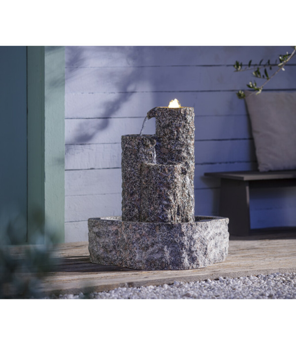 Bild 3 von Dehner Granit-Gartenbrunnen Heidelberg, ca. B50/H55/T50 cm