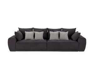 Big Sofa  Emma schwarz Maße (cm): B: 306 H: 83 T: 115 Wohnzimmermöbel