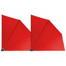 Bild 1 von Grasekamp Doppelpack Balkonfächer Rot Polyester-mischgewebe