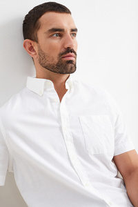 C&A Hemd-Regular Fit-Button-down, Weiß, Größe: 2XL