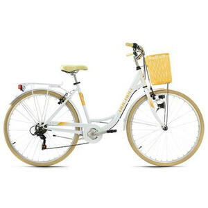 Citybike  Gelb Weiß