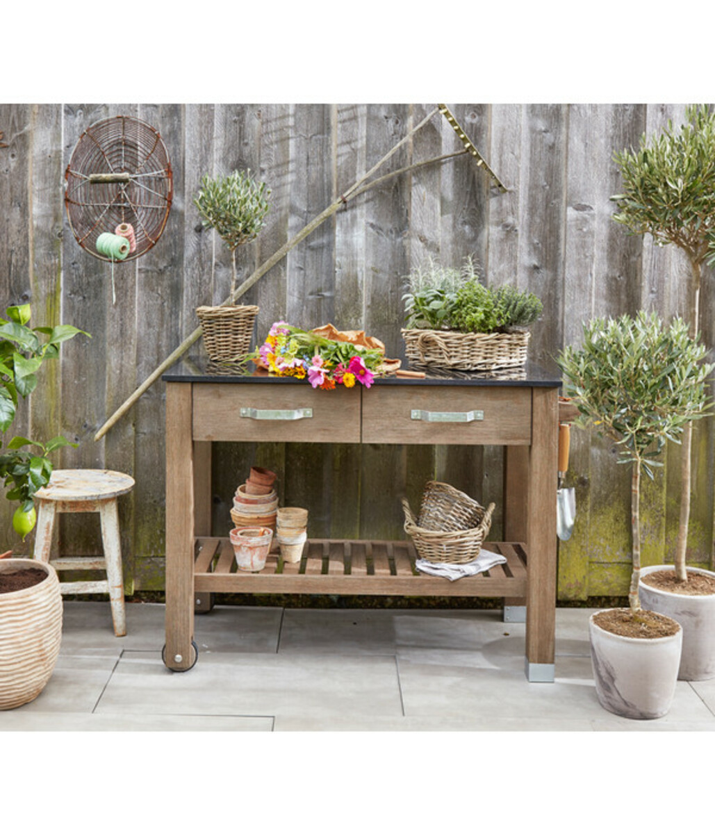 Bild 3 von Dehner Premium Holz-Pflanztisch 'Windsor'