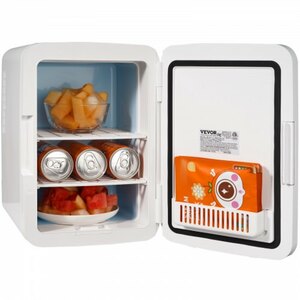 VEVOR Mini Kühlschrank, 10L Minibar Kühlschrank, 38dB ABS Mini Gefrierschrank, Kühlschrank Klein, Flaschenkühlschrank, Kleiner Kühlschrank, Minikühlschrank Lautlos Kühlschrank Mini Kühlschran