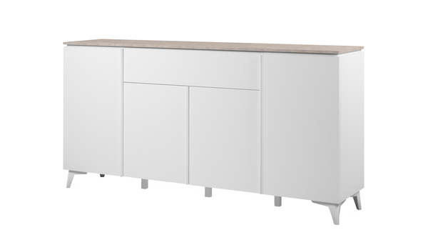 Bild 1 von Sideboard Schublade weiß - Sandstein 177 cm - BERTRIX