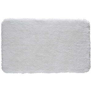 Kleine Wolke BADTEPPICH Weiß 60/100 cm , Relax 5405 115 360 , Textil , Uni , 60x100 cm , für Fußbodenheizung geeignet, rutschhemmend , 003342113632
