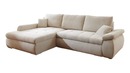 Bild 1 von Ecksofa Schlaffunktion Cord beige 280 x 175 cm - ROCHELLE