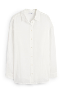 C&A CLOCKHOUSE-Bluse, Weiß, Größe: 34