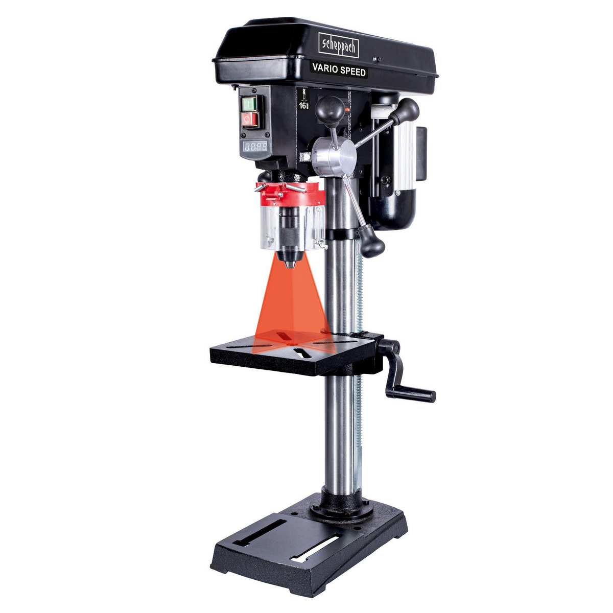 Bild 1 von Scheppach Tischbohrmaschine 'Vario 19' schwarz 550 W