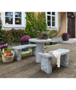 Bild 2 von Dehner Granit-Gartenbank, gebogen, 2-Sitzer