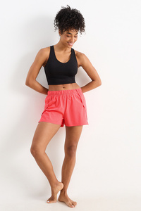 C&A Funktions-Shorts-4 Way Stretch-2-in-1-Look, Pink, Größe: XS