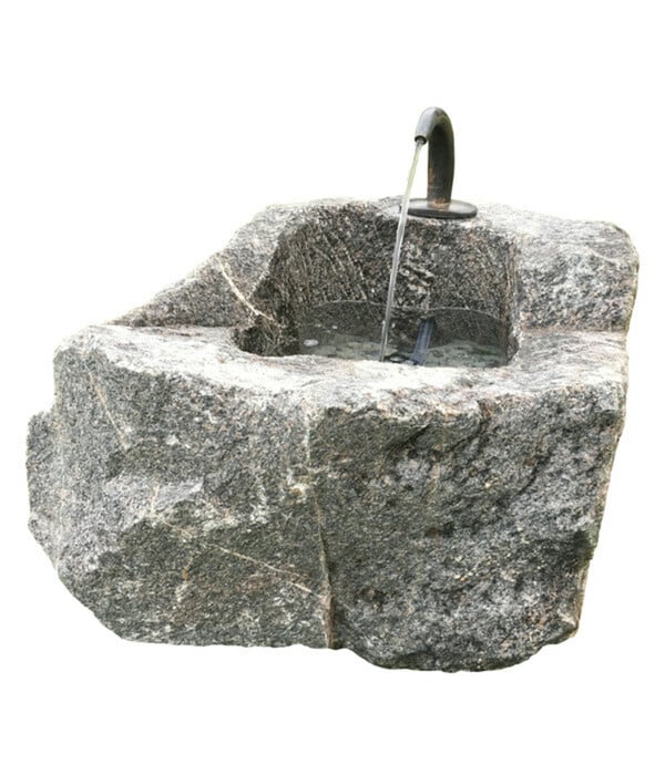 Bild 1 von Rottenecker Granit-Trog mit Wasserauslauf