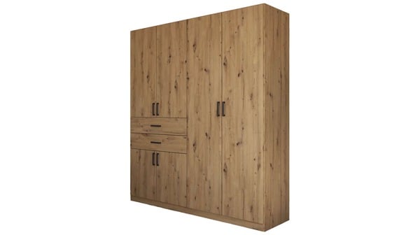 Bild 1 von Kleiderschrank Artisan Eiche 181 cm 6-türig - MAIKA